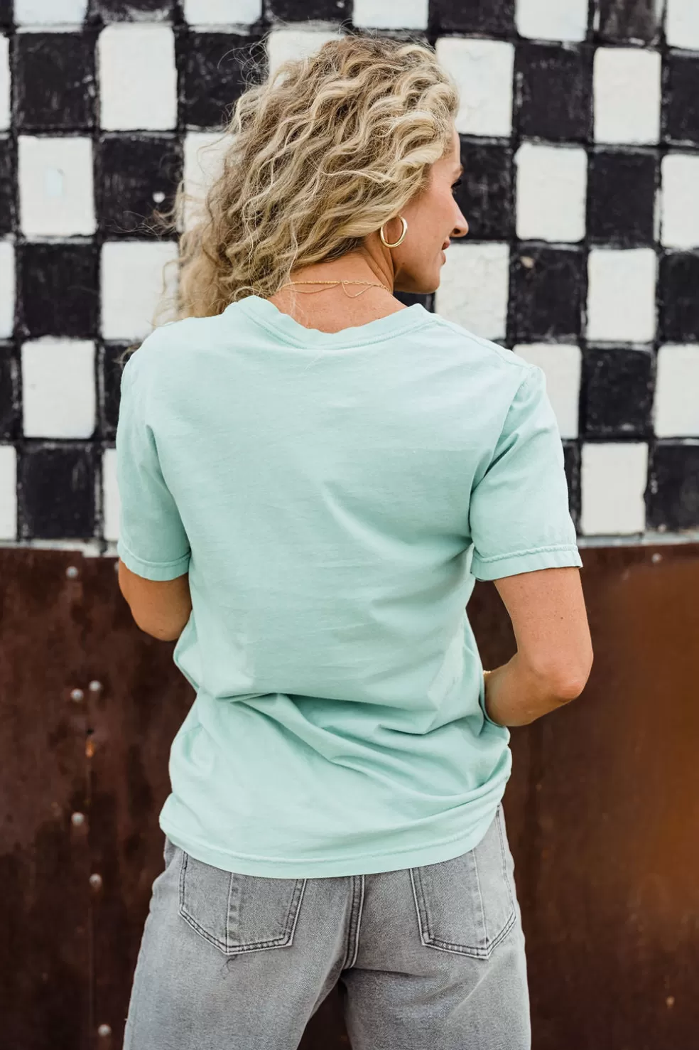 Tees | Rustee Vintage Rock Tee-Dusty Mint